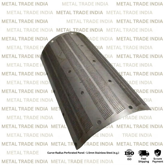Picture of 6 Stone Rice Whitener Screen – Heavy Duty Industrial Rice Milling Spare Part | MetalTrade India